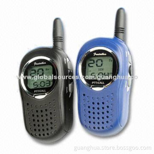 Latest Portable Walkie Talkie with Handsfree, Driven by 3 x AAA Batteries